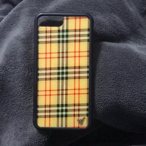 Wildflower yellow plaid IPhone case!